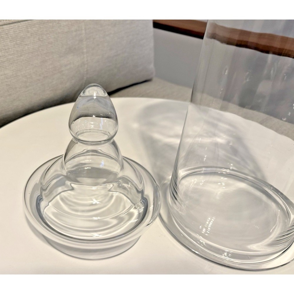 18" Tall Antique Victorian Blown Glass Apothecary Specimen Pharmacy Jar with Lid - Picture 4 of 12